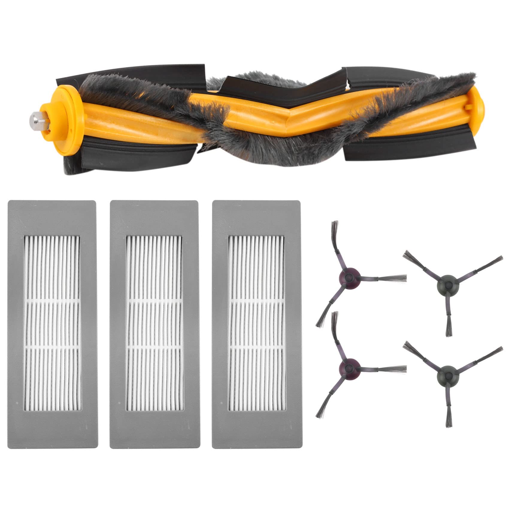 detee 8Pcs New Roller Brush Side Brush Filter for Ozmo 900 DN5G Robot Vacuum Cleaner Accessories
