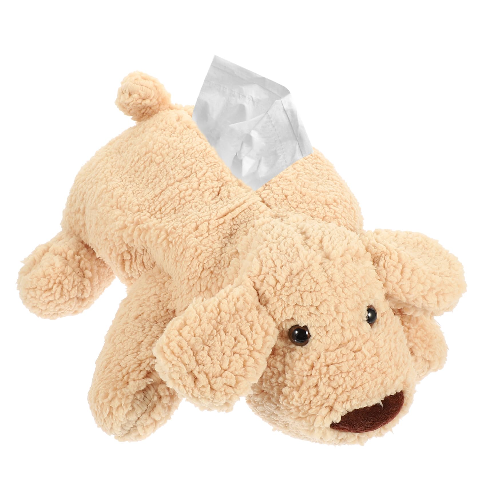 Boîte à mouchoirs chien cartoon peluche cadeau chaleureux maison