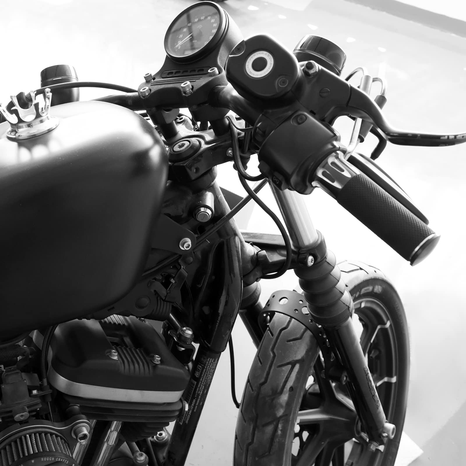 Cavo acceleratore per moto adatto per Harley Sportster Iron XL883 XL1200 Dyna Softail Fat Boy Heritage Road King 90 cm