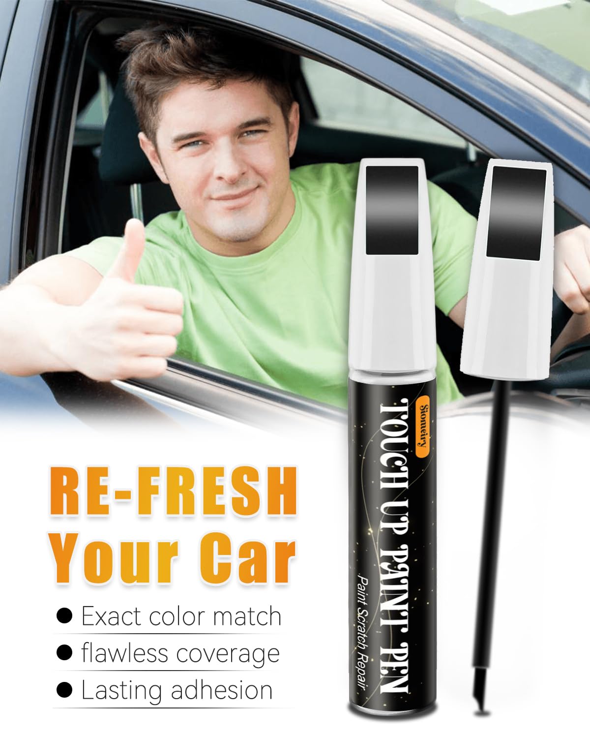 Platinum White Pearl NH-883P Compatible with Honda 2-in-1 Touch Up Paint Pen Ultimate Car Scratch Repair Kit，Quick Fix Rust-Resistant and Long-Lasting Paint Scratch Remover — view 6