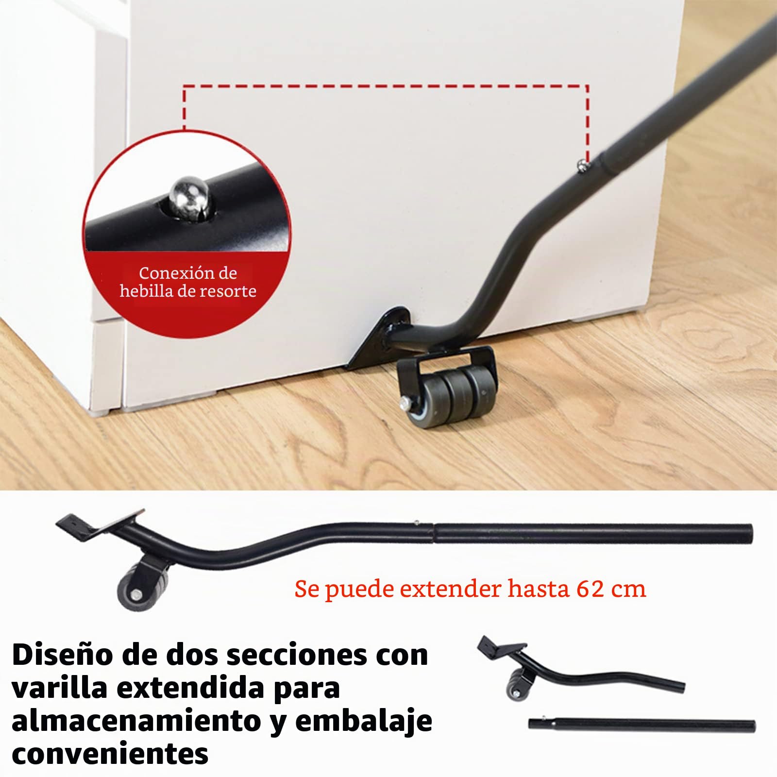 Rodillo Transporte Muebles, 1000Kg Elevador Muebles con Capacidad Carga Herramienta Mover Muebles Pesados ​​4 Plataformas Rodantes 1 Elevador 2 Cubiertas Protectoras 4 Almohadillas Elevación 4 Tapetes