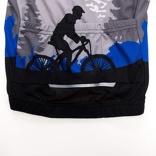 Miniatura 6 de Conjunto de camiseta de ciclismo para niños, camiseta de manga corta para niños y niñas, camisetas de dibujos animados de secado rápido S-XXL