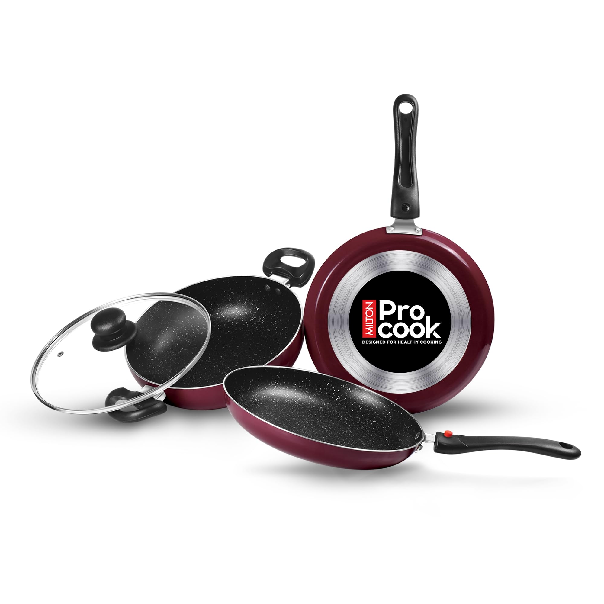 Milton Pro Cook Non-Stick Cookware Set - 5 Piece -11