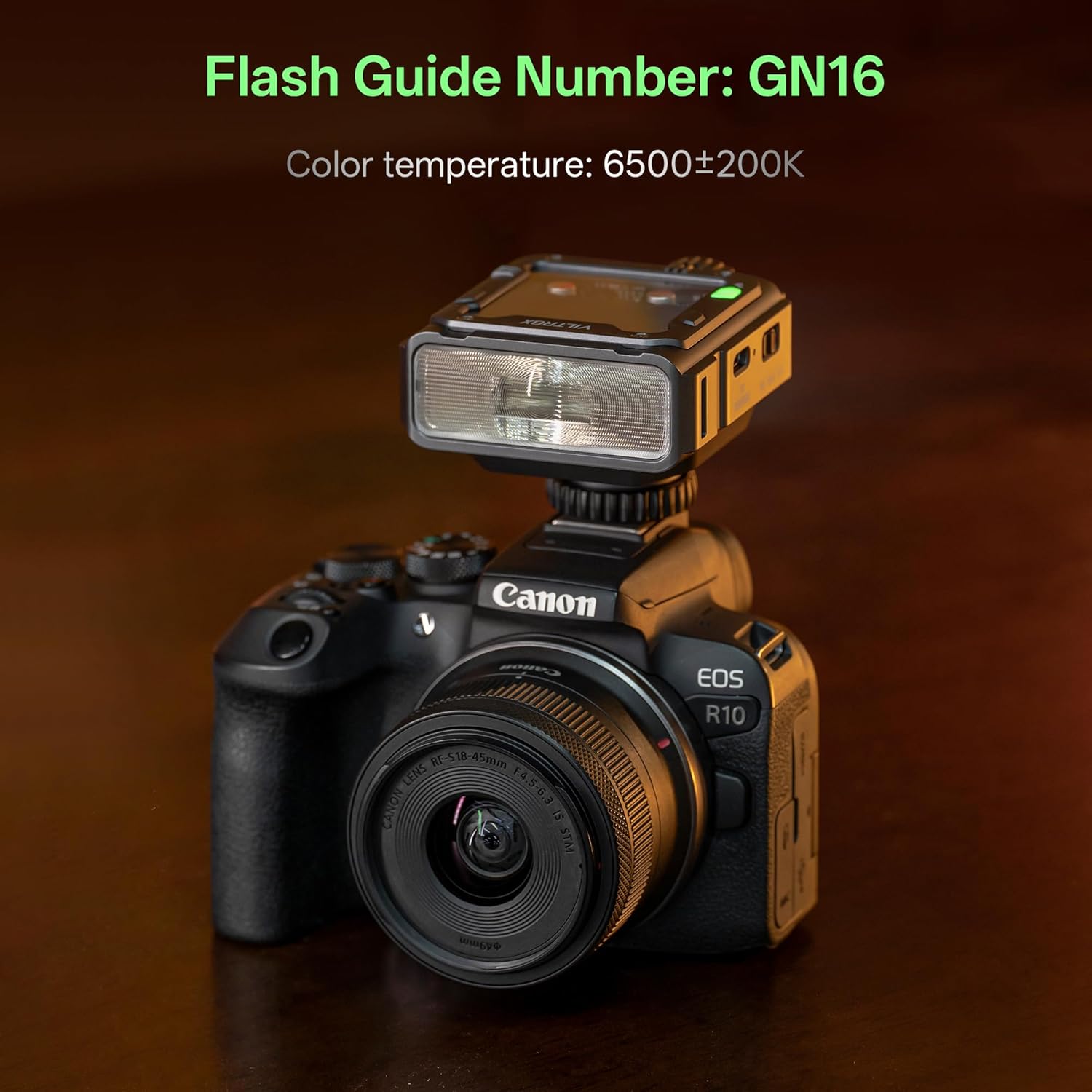 VILTROX Spark Z3-C TTL Camera Flash for Canon, Retro Hot Shoe Flash with TTL & Manual Modes, USB-C Rechargeable Compact Speedlite with Adjustable Brightness, Detachable Softbox, Gray