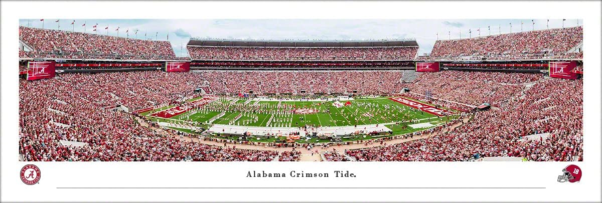 Alabama Crimson Tide Football - Panoramic Posters and Framed Pictures by Blakeway Panoramas