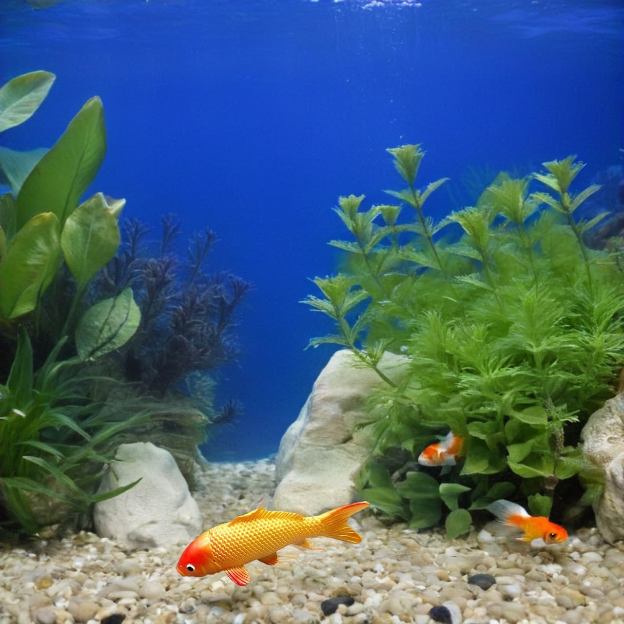 VICASKY 4pcs Lifelike Simulated Koi Fish Tank Decorations for Large Aquariums Realistic Ornaments Intricate Details - Image 4