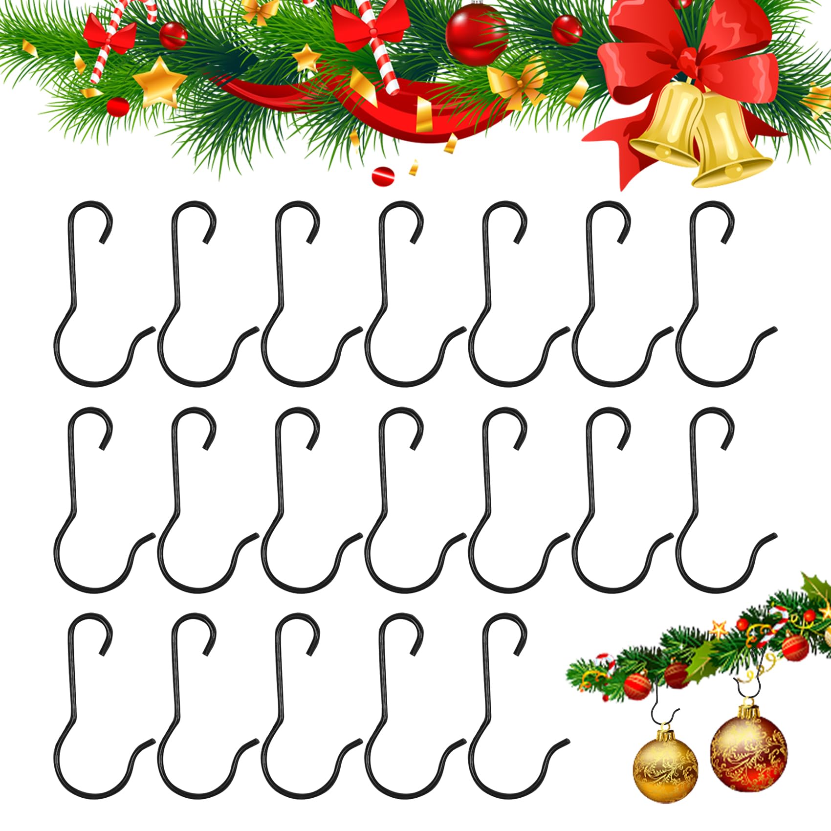 Psxuie Christmas Ornament Hooks