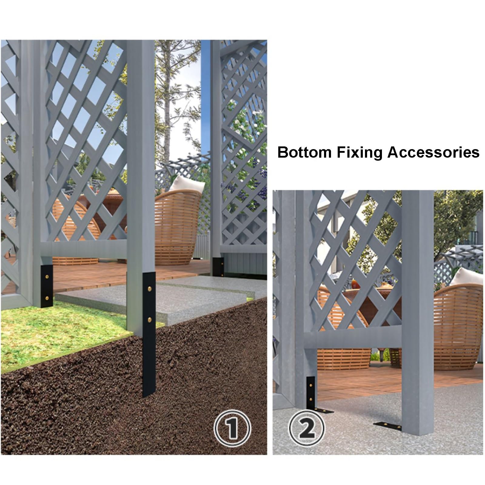 Weißer Patio Gartenbogen, Rosenbogen Holz, Hochzeitsbogen, Hintergrundrahmendekoration für den Außenbereich Oder Spalier für Kletterpflanzen(Size:140cm/55inch)