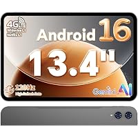 TECLAST T65 13.4" 120Hz Android16 4G Lte, 2.2GHz 26GB+128GB 13+5MP