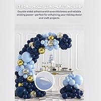Vista 5 de 175 puntos adhesivos de doble cara - Puntos adhesivos fáciles de despegar, adhesivos transparentes extraíbles de doble cara para manualidades