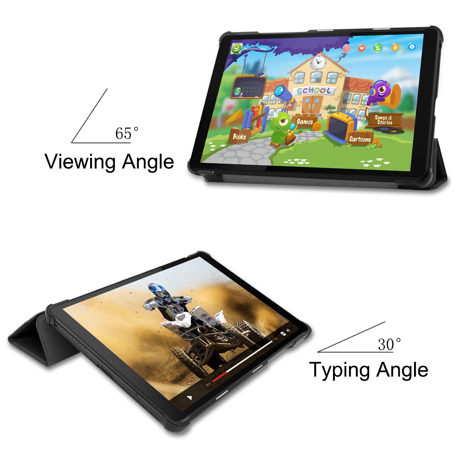 Lenovo Tab M8 本体•充電器•タブレットカバー付き