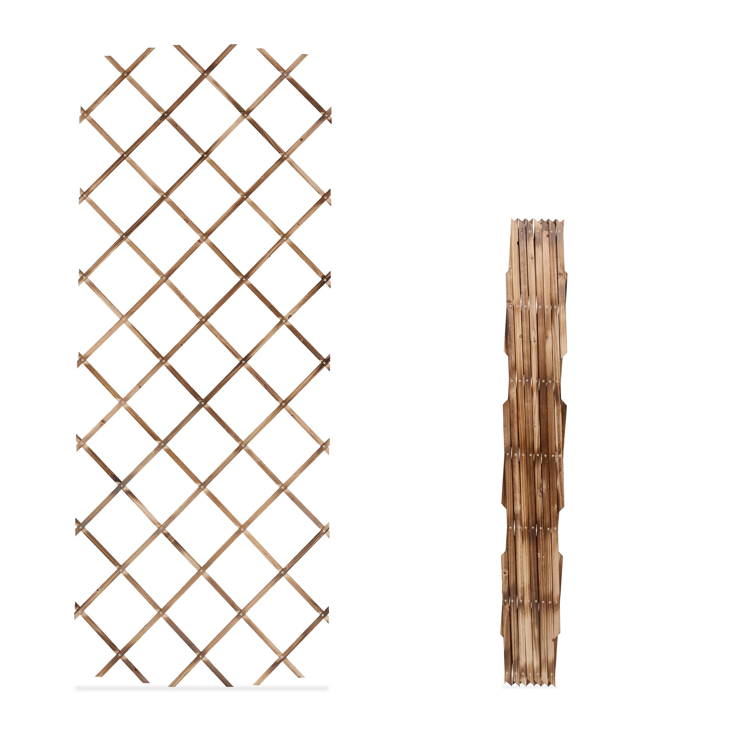 Relaxdays Tuteur à Plantes, Lot De 2 (Dimensions Différentes