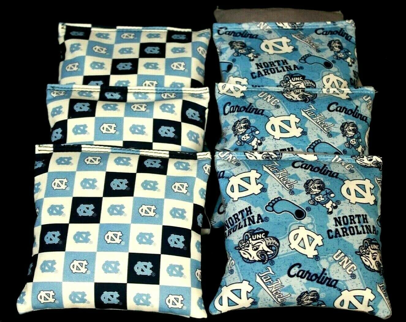 North Carolina Tarheels Cornhole Bean Bags ACA Regulation UNC Bags