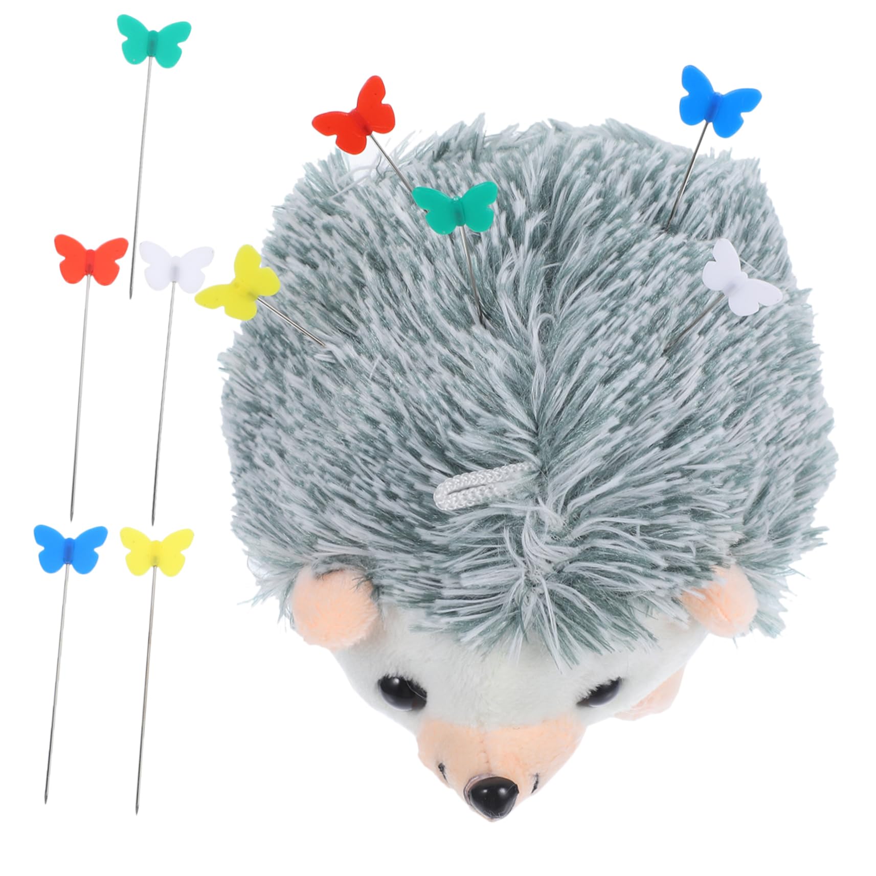 EXCEART 5juegos Alfiletero De Cartón Forma De Erizo Organizador De Agujas De Coser Diseño Bonito y Práctico Para Manualidades y Costura Incluye Almohadillas De