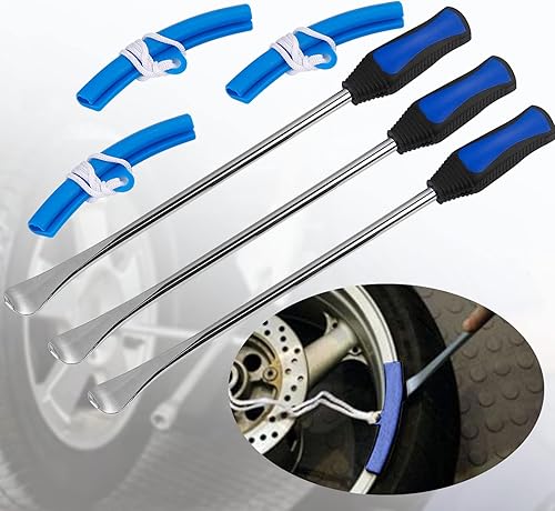 Miniatura 3 de Cucharas para neumáticos de motocicleta de 11.5 pulgadas, herramientas de cambio de neumáticos para motocicleta de motocross, kit de cucharas de