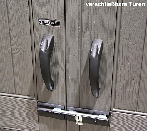 Miniatura 6 de Lifetime Gabinete de almacenamiento 7 x 4.5 pies Cobertizo exterior de jardín