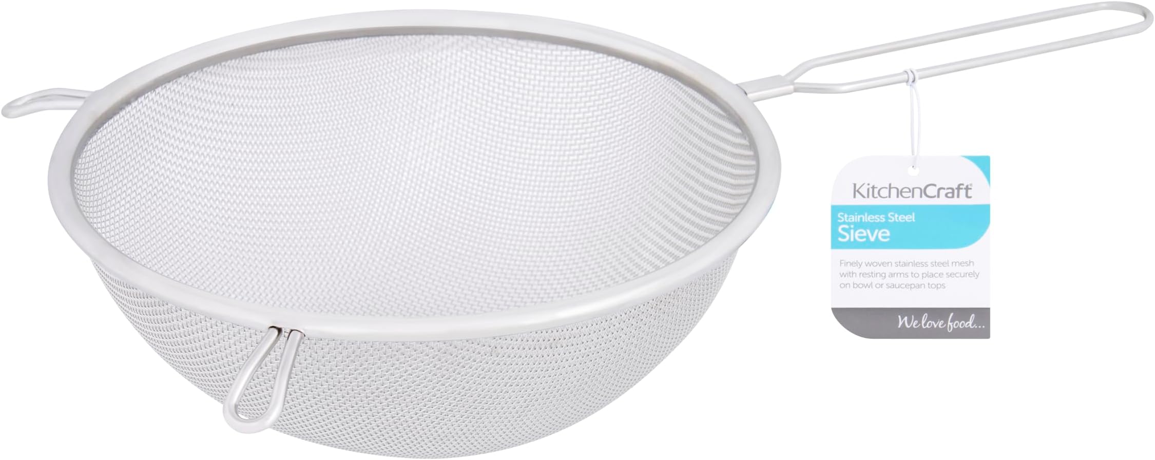 KitchenCraft Stainless Steel 20cm Round Sieve