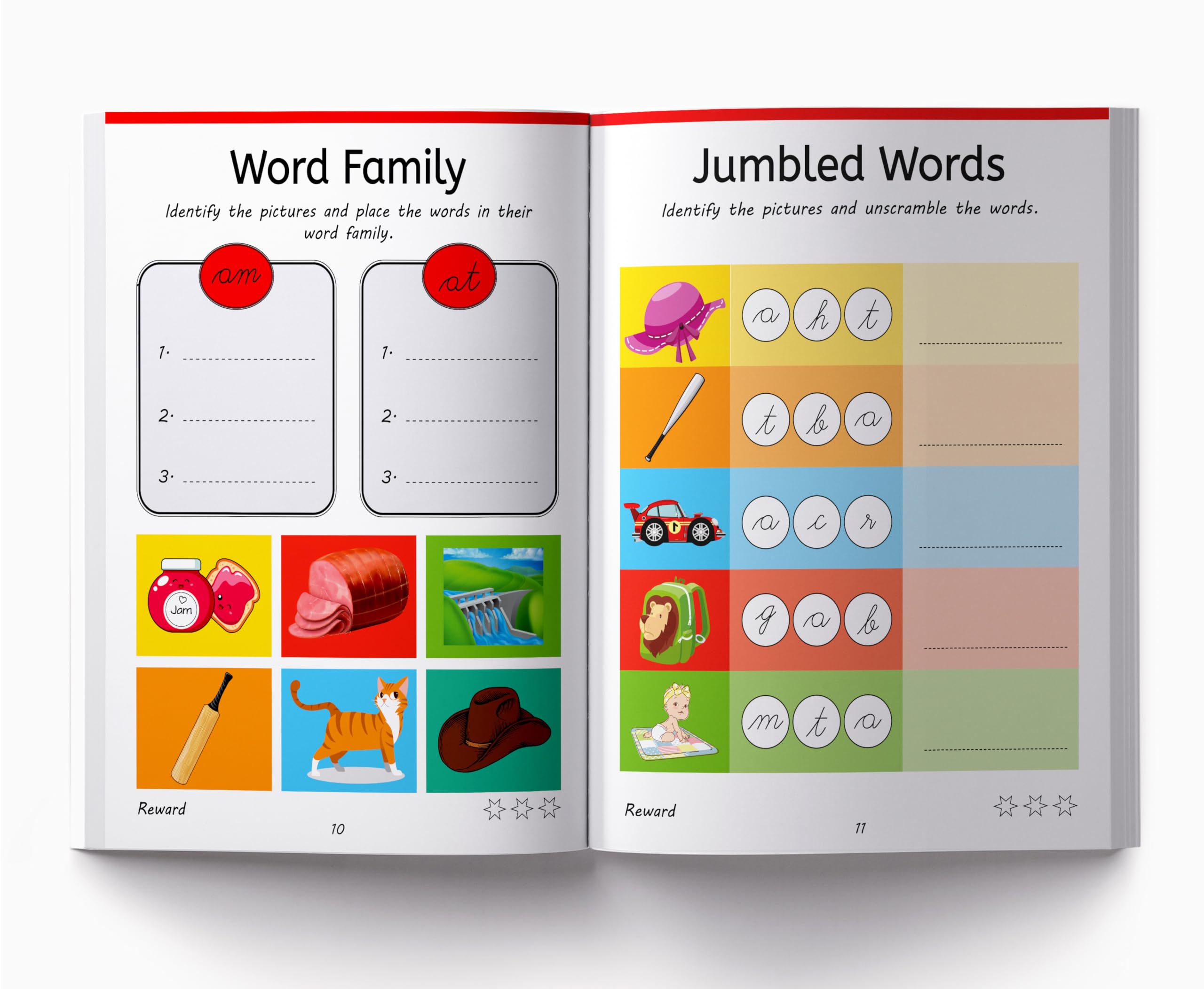 Cursive Handwriting - Word Family: Practice Workbook For Children 4