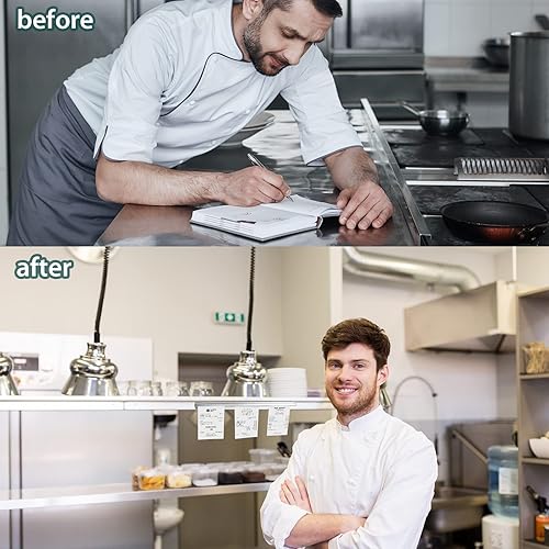 Miniatura 7 de Irenare Soporte para billetes para restaurante, 364860 pulgadas, soporte para pedidos de restaurante, soporte para boletos, exhibición de boletos,