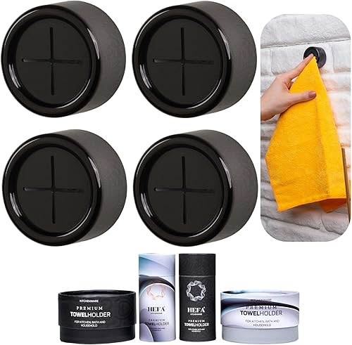 Vista 18 de HEFA Toallero, ganchos para toallas, soporte para toallas de platos, organización de cocina, accesorios de baño, gancho para toallas de cocina
