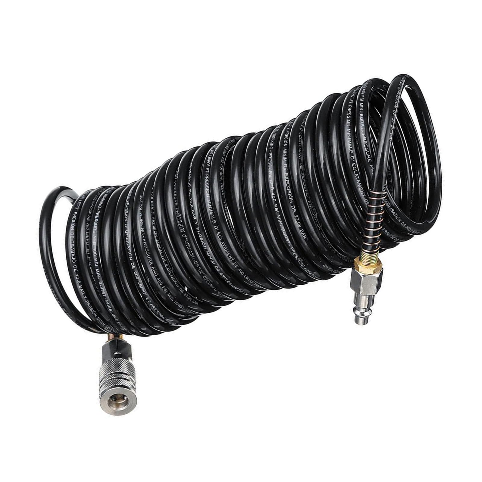 5m Air Hose Polyurethane Air Hose Retracting 5m Length for Flexibility & Durability in Extreme Temperatures Compressors