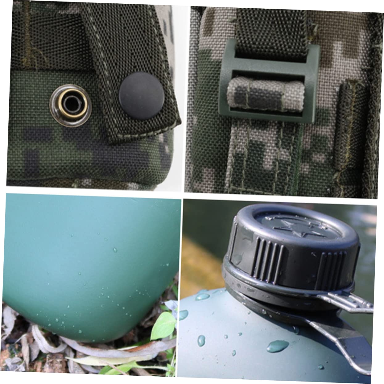 KOMBIUDA Wasserflasche Trinkflasche Kantine grüner Wasserkocher Wasserbehälter für Camping Wasserkrug Camping Wasserkocher Wasserkocher