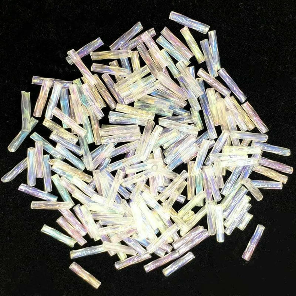 Kit de fabricación de pulseras de cuentas de semillas checas, cuentas de tubo de corneta de vidrio, cuentas espaciadoras para hacer joyas, 20 g, varios tamaños para accesorios creativos