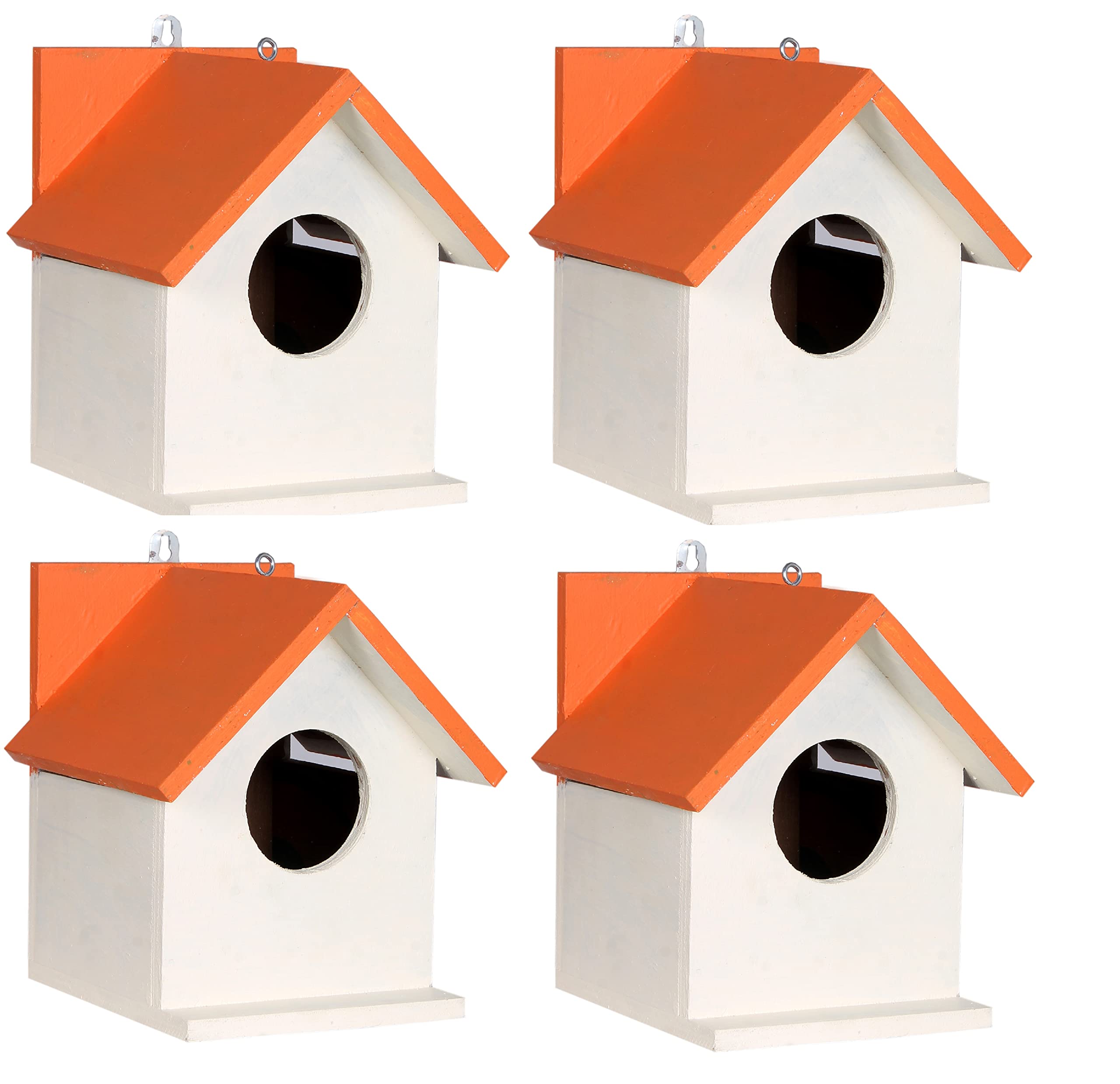 Bird House Birds Nest for Sparrow and Other Garden Birds Pack of 4 Bird House (B092SL2T3L) Amazon Price History, Amazon Price Tracker