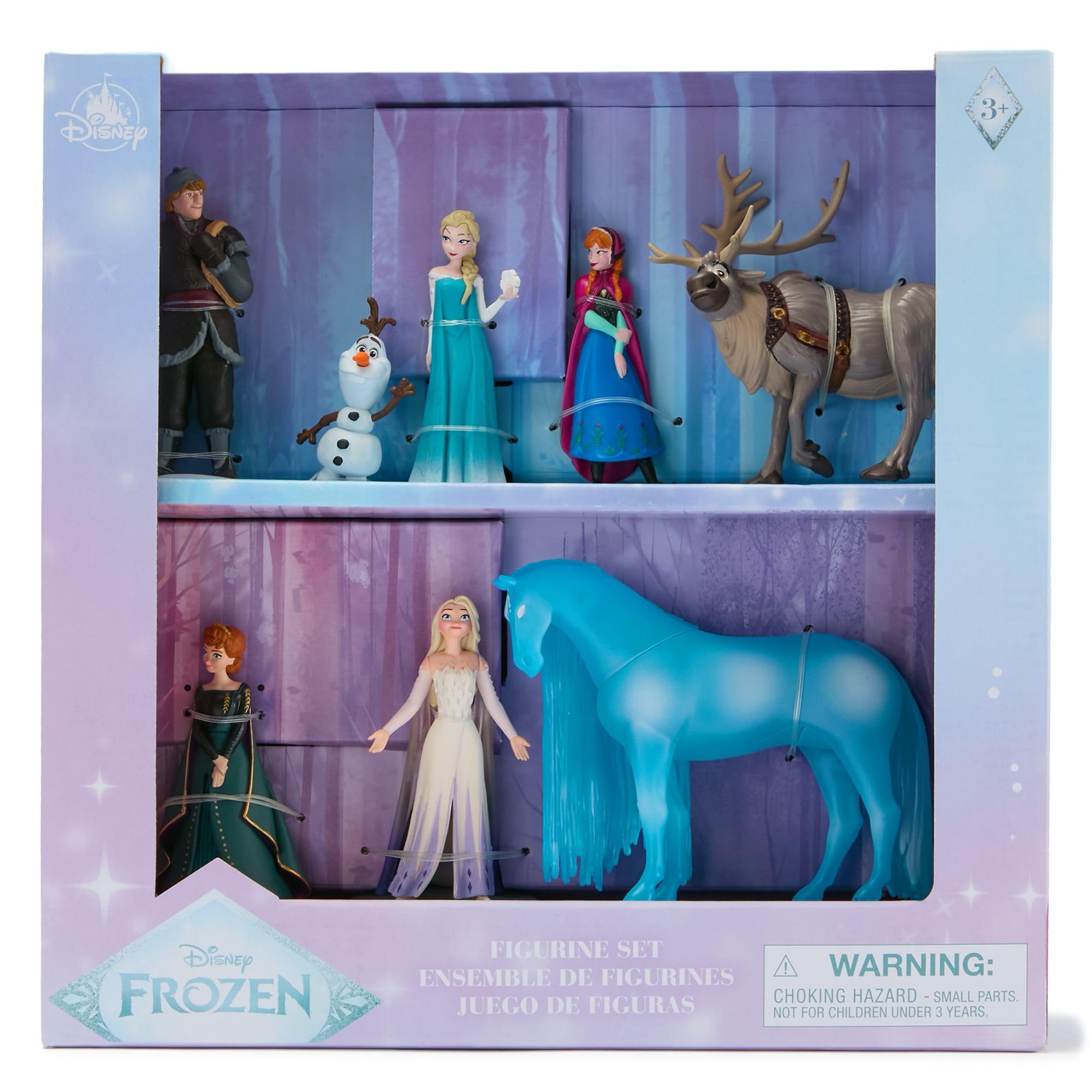 Disney Store Official - Die Eiskönigin - Völlig unverfroren - Spielzeugfigurenset - 8 Spielzeuge - Mit ELSA, Anna, Olaf, Sven, Kristoff und Nokk - Ab 3 Jahren geeignet