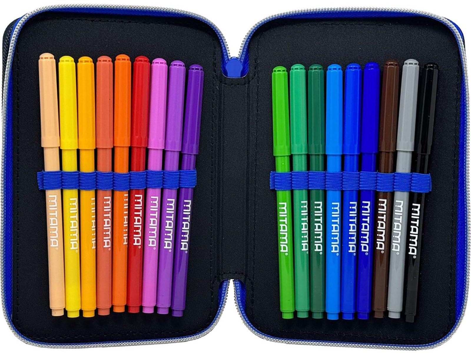 Clondo Schoolpack Zaino Estensibile con Astuccio 3 Scomparti, Per Sonic Seven Fan, Scuola e Tempo Libero, Bambini e Ragazzi, Multizip, Pennarelli, Pastelli, Accessori, Bambino