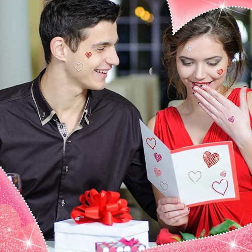 Vista 68 de Epakh 84 calcomanías de estrella de diamantes de imitación, calcomanías de estrella de cristal autoadhesivas con purpurina plateada, para paquete