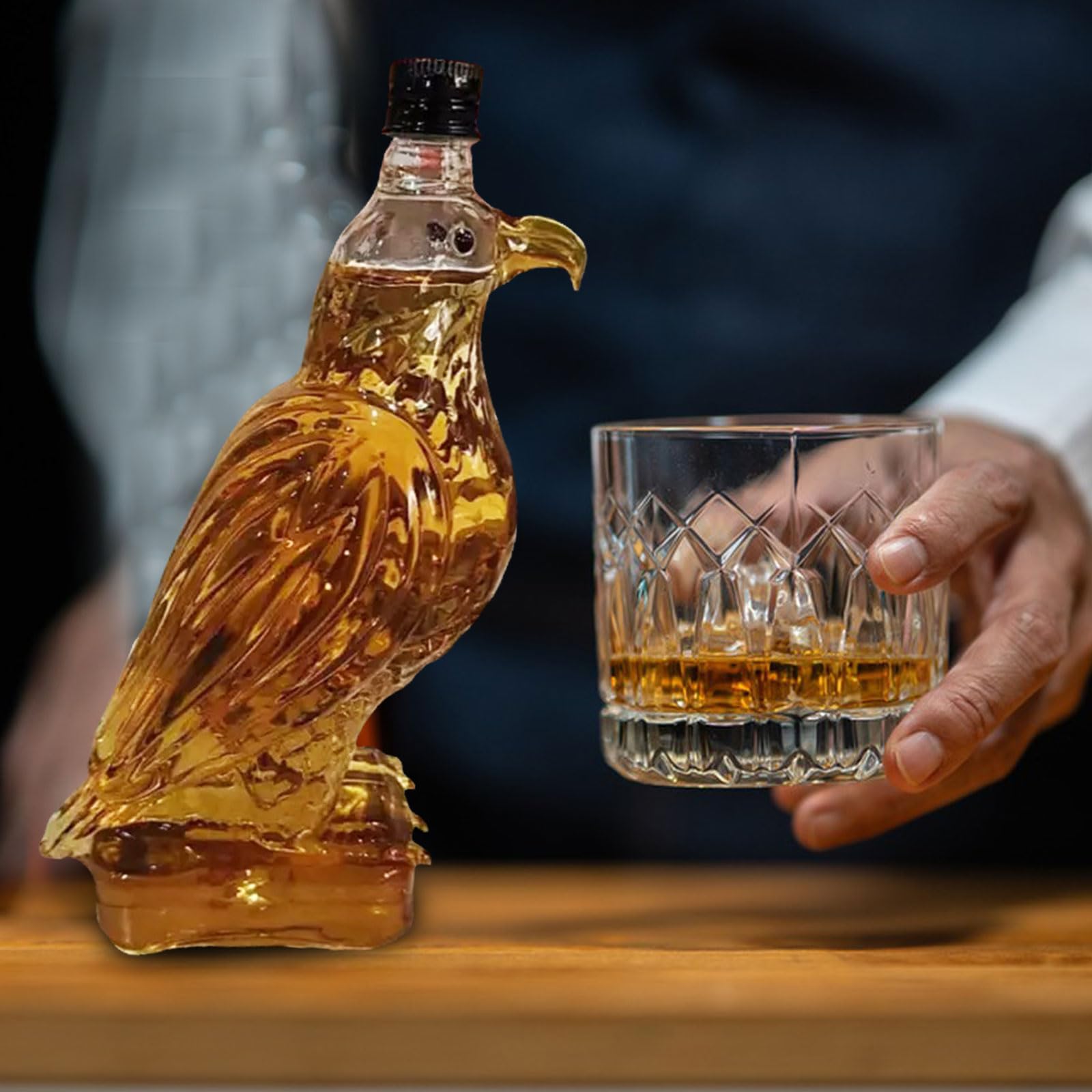 Jack Daniel's Eagle Decanter 空ボトル Eagle Whiskey Bottle, Jack Daniels Eagle Bottle, Eagle Whiskey