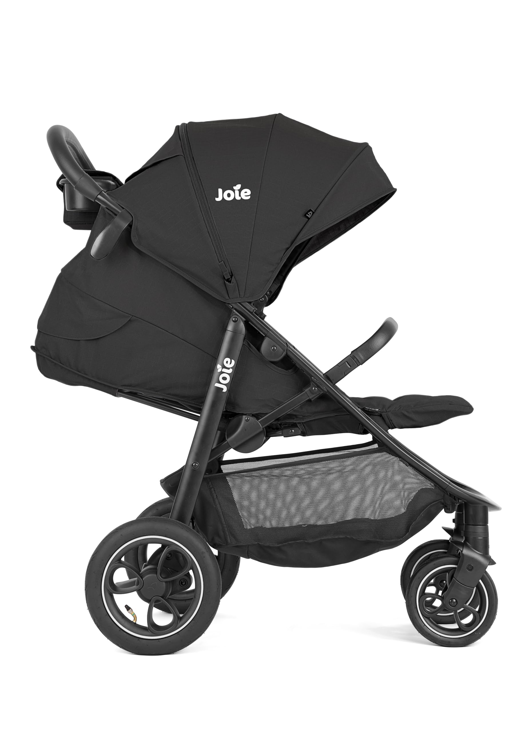 Joie litetrax™ pro passeggino, chiusura compatta, reclinazione completamente orizzontale, compatibile con sistema da viaggio, parapioggia incluso – dalla nascita ai 4 anni (0–22 kg), shale