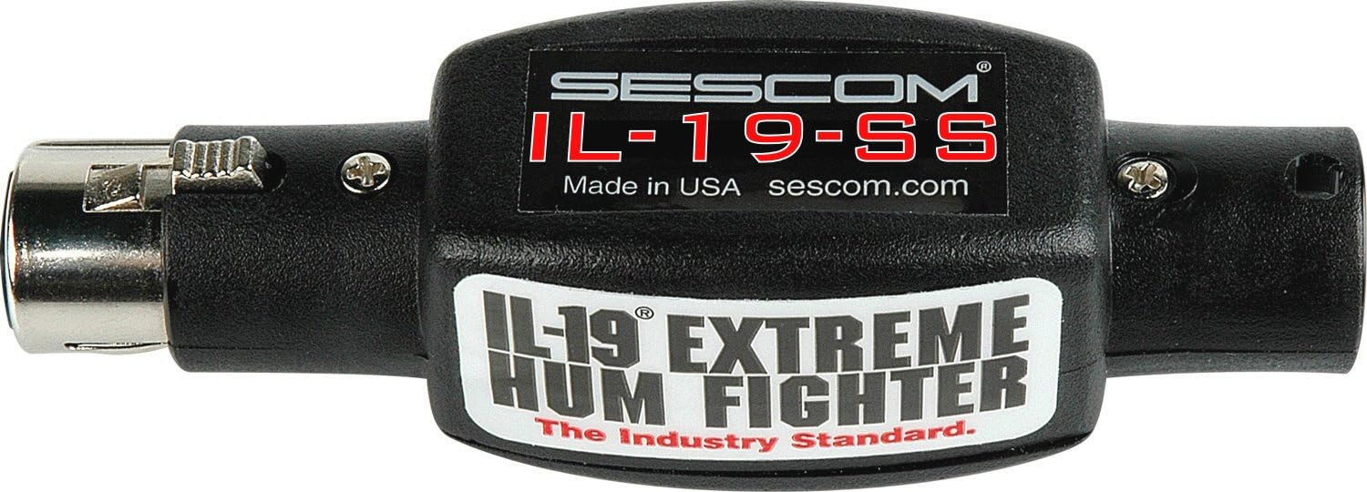 Amazon.com: Sescom IL-19-SS Inline Professional Audio Hum Eliminator ...