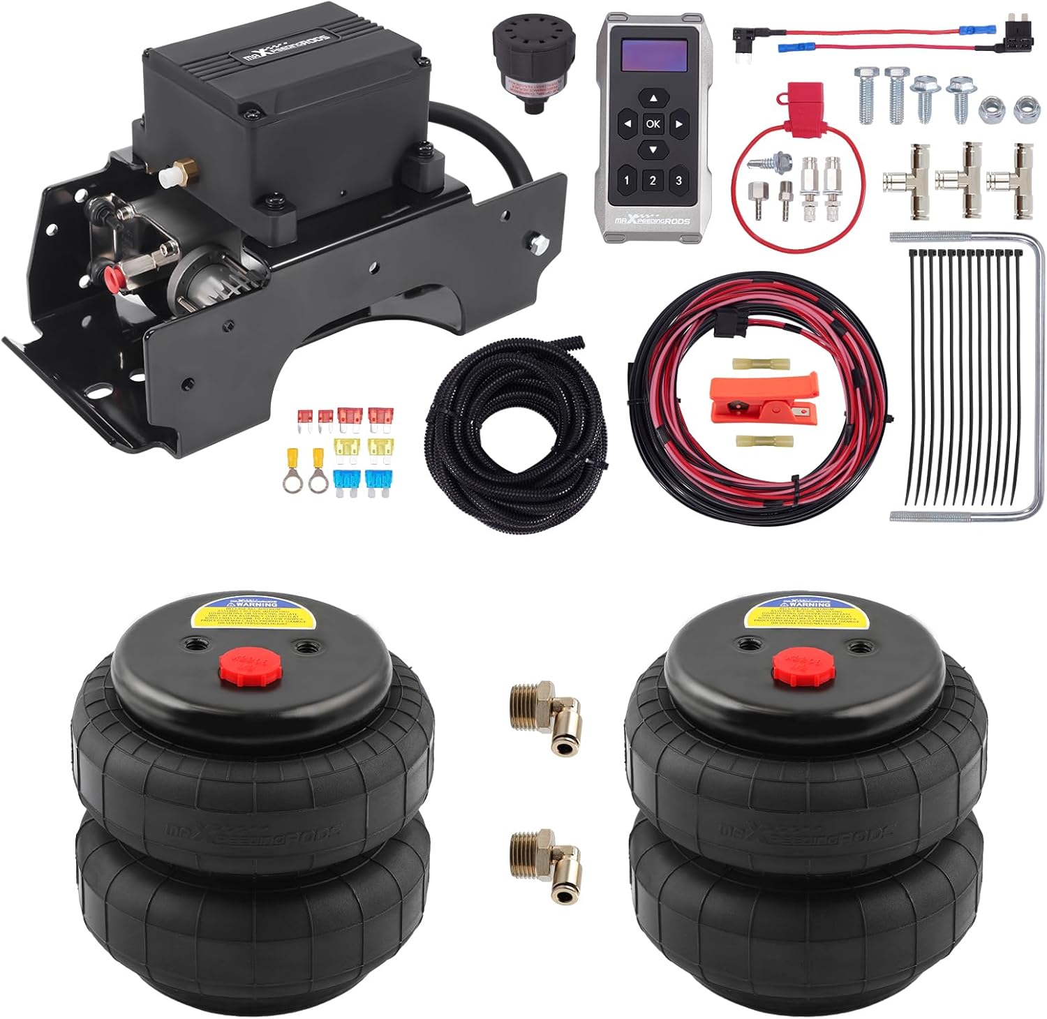 maXpeedingrods Pack of 2 Universal 2500 lbs Air Suspension
