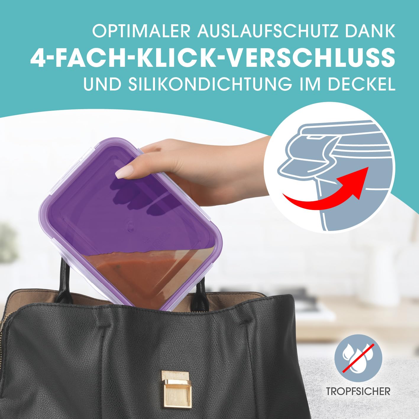 GOURMETmaxx Frischhaltedosen klick-it 18er Set | BPA-freie Vorratsdosen Spülmaschinen-, Mikrowellen-, und Gefriergeeignet | Luftdicht & Auslaufsicher & Stapelbar | Lebensmittelbehälter klein bis groß