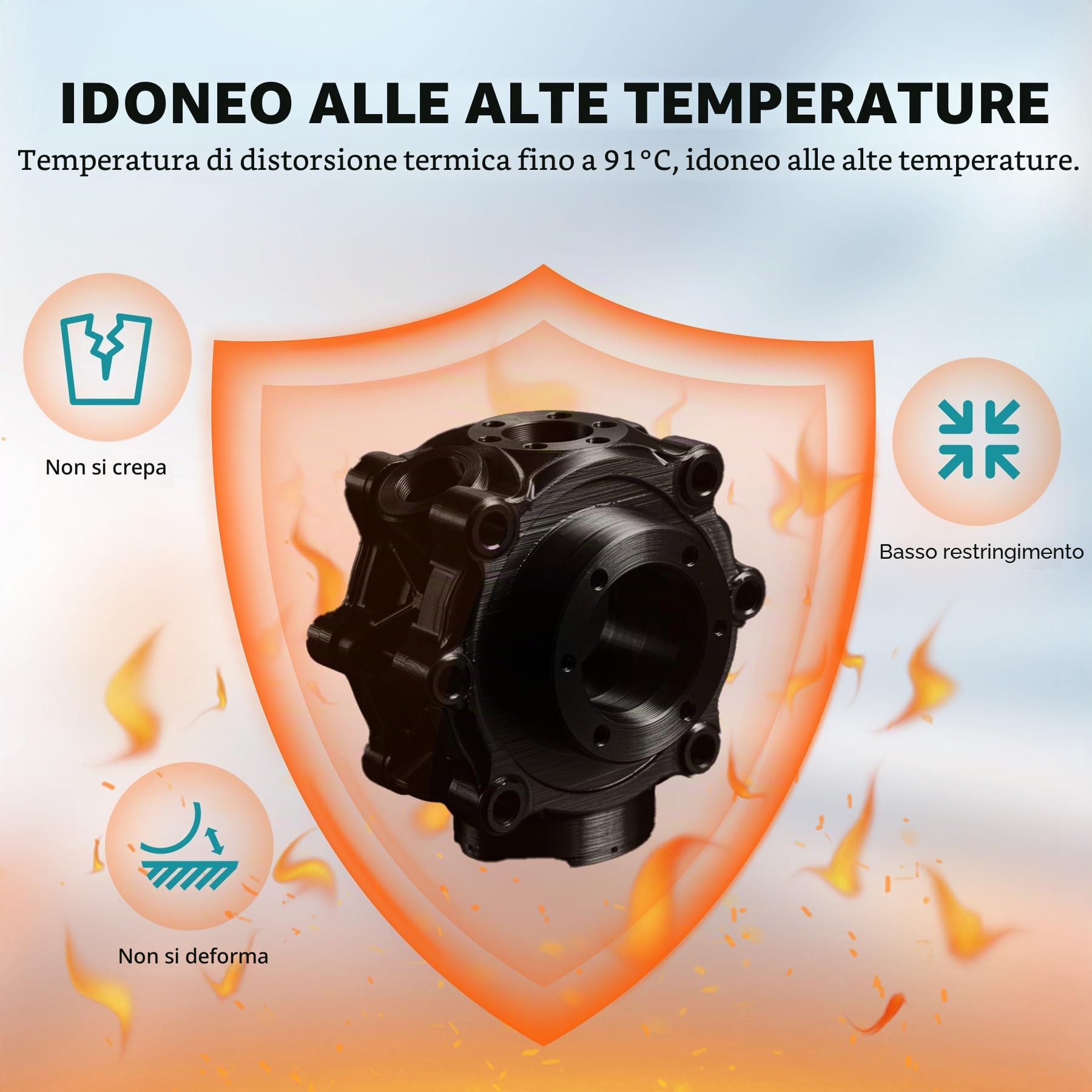 SUNLU Filamento ABS ad alta velocità a 8 colori, rapido 350 mm/s, filamento per stampante 3D, 1,75 mm, resistenza al calore, stampa rapida, 250 spool, confezione da 8 (nero+bianco+grigio+beige+rosso+