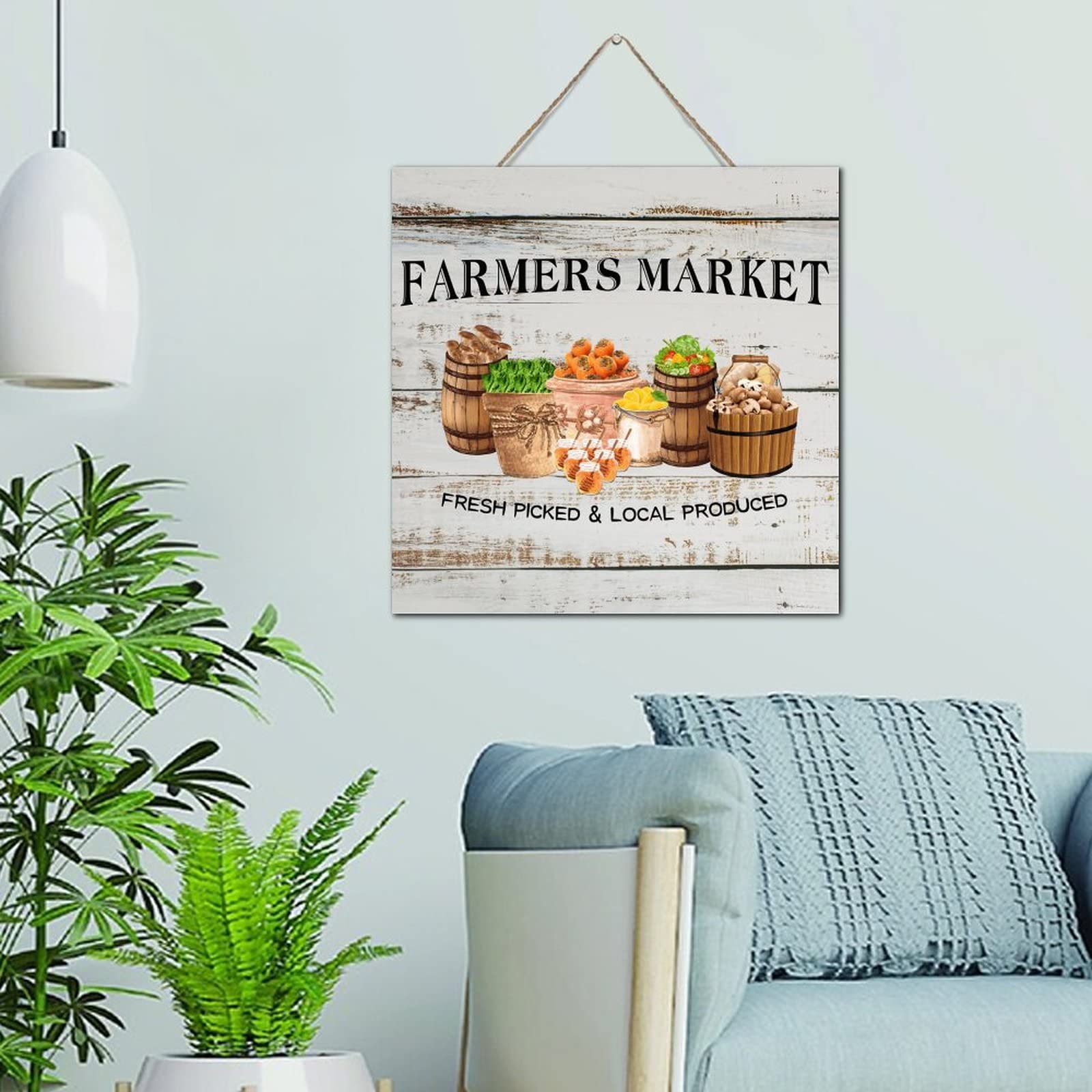 Panneau mural personnalisé en bois avec dictons décoration murale salon et bureau 30cm