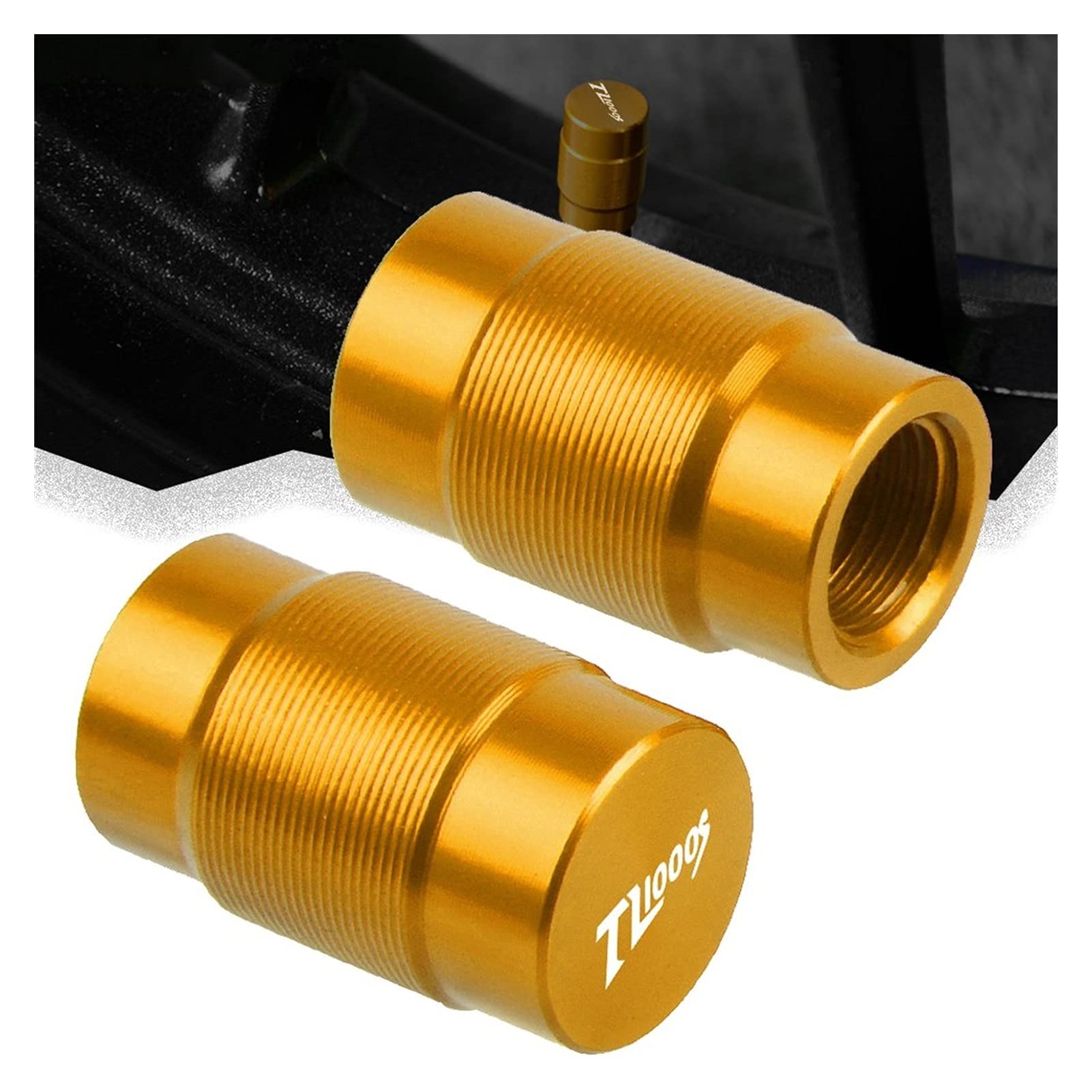 Nasadka wypełniacza oleju akcesoria motocyklowe koła opony kapturki na wentyle CNC szczelne pokrowce do SUZUKI TL1000S TL 1000S TL 1000 S 1997-2003 2000 1999 (kolor: Srebrny)