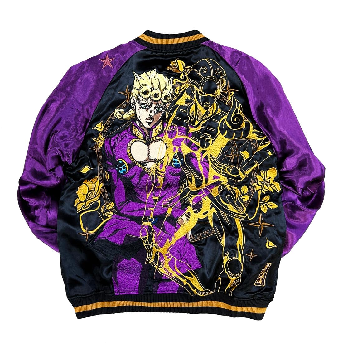 Amazon | 絡繰魂(カラクリダマシイ) JOJO コラボ スカジャン メンズ 総
