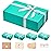 LIFELUM Large Gift Boxes with Lids,5 Pack 13.85 x 8.35 x 4.45 inch Rectangle Collapsible Gift Boxes with Ribbon,Card,Shredded Paper Filler Christmas,Birthdays