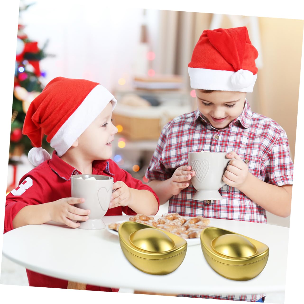 STOBAZA 12pezzi Scatole Di Caramelle Forma Di Lamiera Da Pratiche e Resistenti Per Confezionare Dolci e Snack Design Elegante e Duraturo Per Festività e Occasioni Speciali