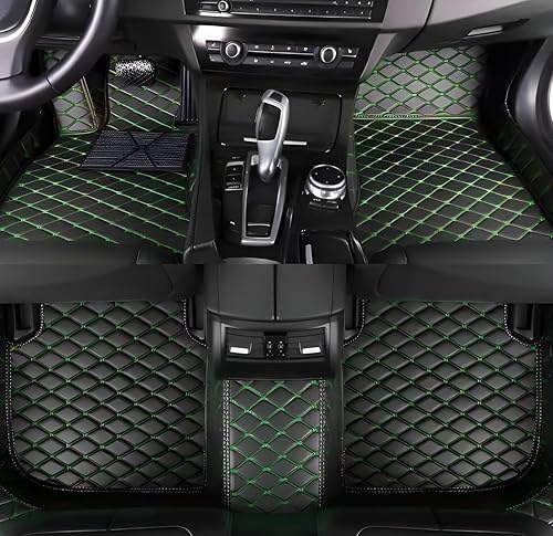 Alfombrillas de automóvil personalizadas para automóvil, piel sintética impermeable, cobertura completa para la mayoría de los automóviles, SUV y