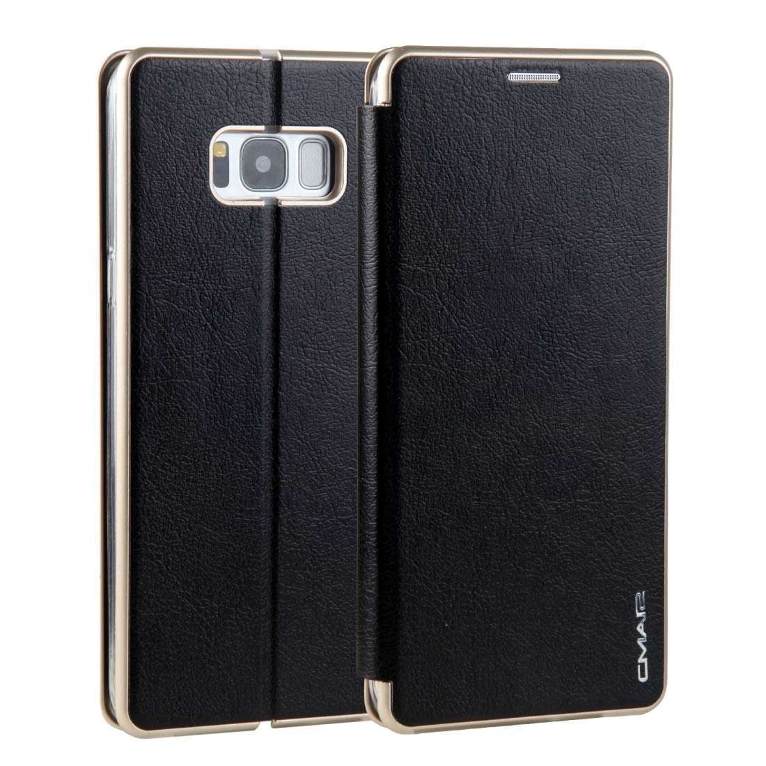 Mobile Phone Cases for Galaxy S8 CMai2 Linglong Series PC+PU Horizontal Flip Leather Case with Holder & Card Slot Phone Accessories
