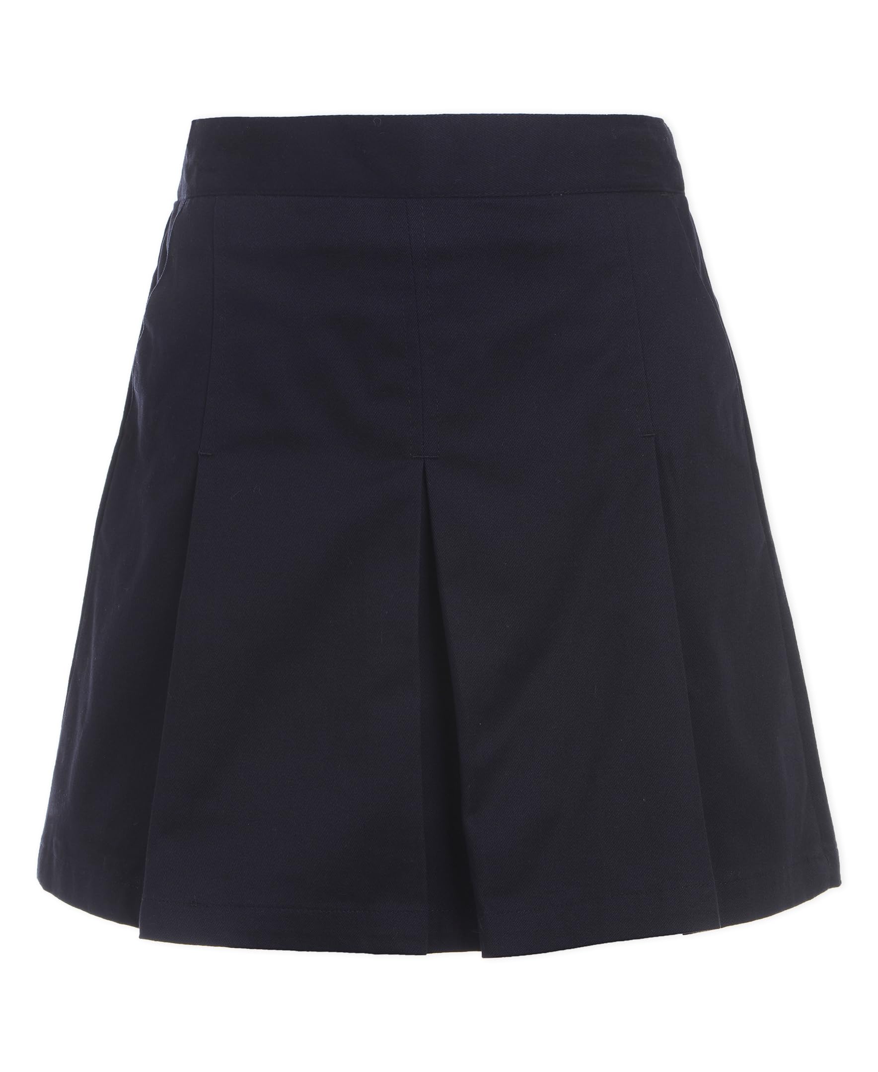 Nautica School Uniform Pleated Pull-on Scooter Skirt with Undershorts, Knit Waistband Falda Niñas