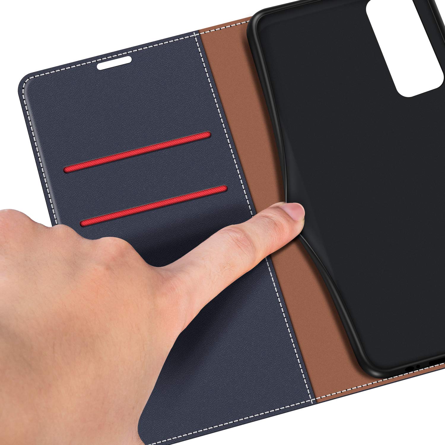 COODIO Custodia in Pelle per Honor 7X, Cover a Libro Magnetica (w4I) 606794512714