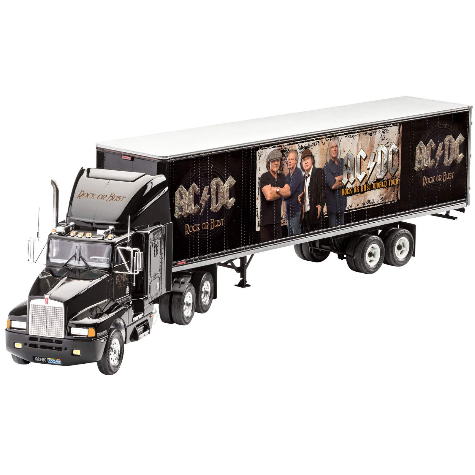 AC/DC 希少品プラモデル！！Tour Truck　未使用！箱凹み特価！！ Amazon.com: Revell AC/DC Rock Or Bust Limited Edition Tour Truck