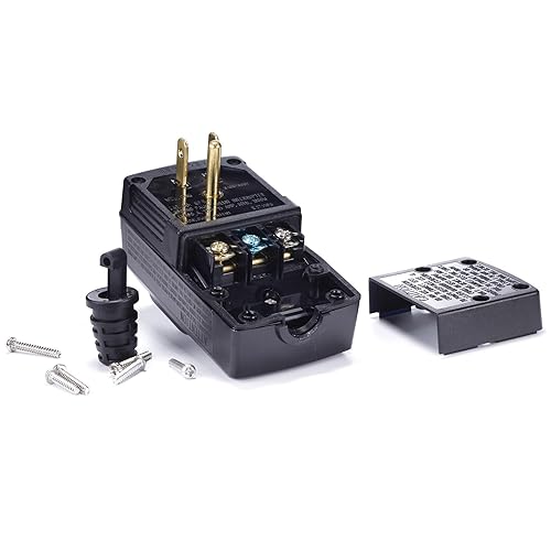 Miniatura 6 de Reemplazo de enchufe GFCI de 15 amperios y 3 clavijas GFI impermeable Disyuntor con certificación UL para lavadora a presión, bomba de piscina,