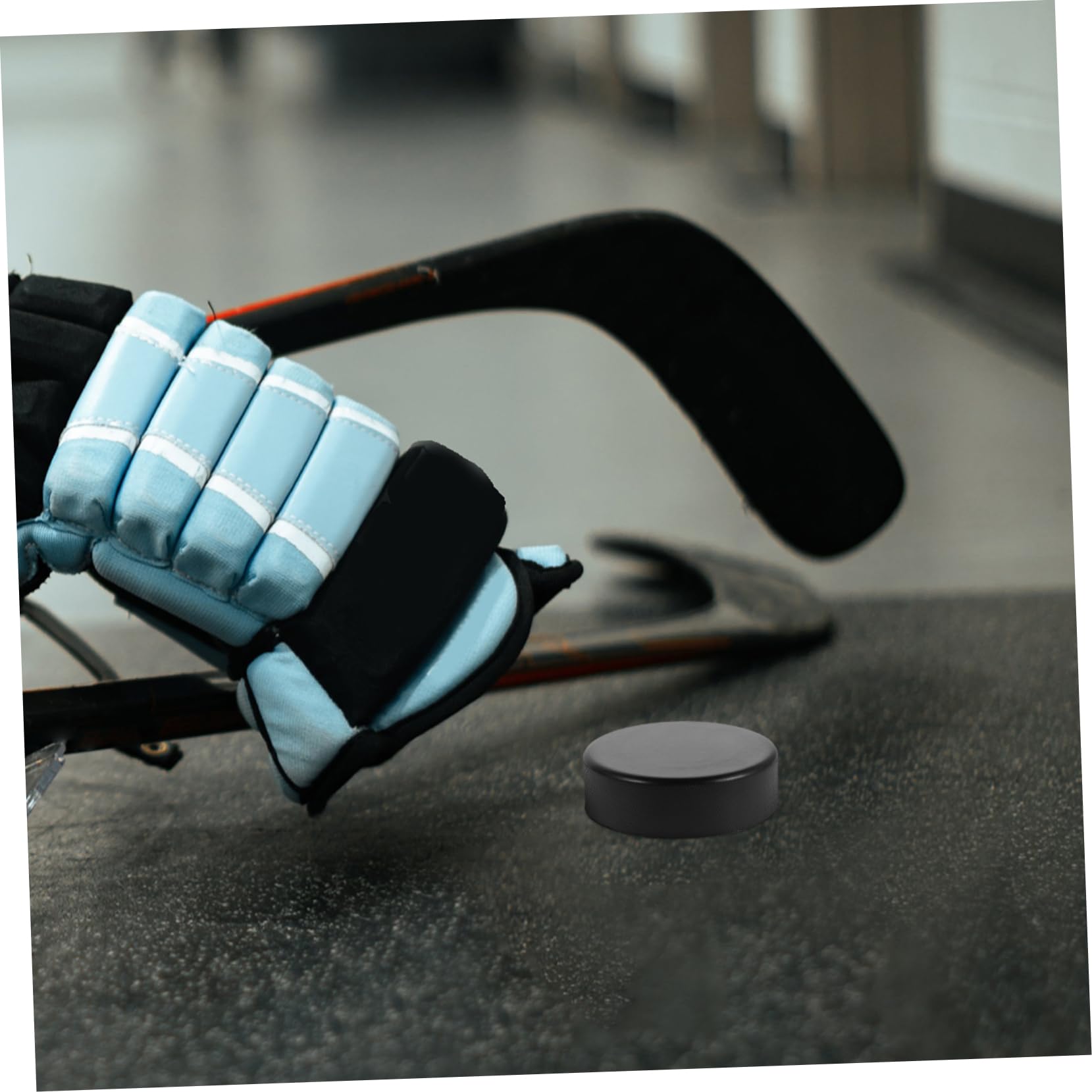 BESPORTBLE 20 Dischi da Hockey da Allenamento in Pu Neri, Leggeri e Portatili, Confezione da 20 Pezzi per Pratica Personale e Gioco da Tavolo Hockey