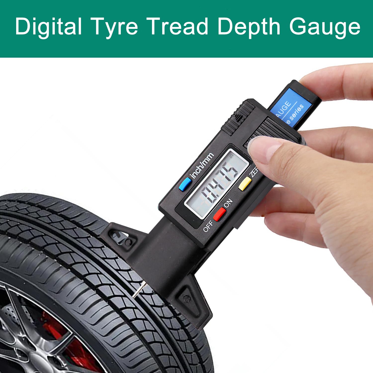 Preciva, Misuratore Digitale Della Profondità Del Battistrada Dello - Foto 5